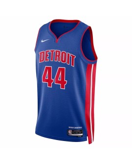 Men's Detroit Pistons Bojan Bogdanovic #44 Nike Blue 2022/23 Swingman Jersey - Icon Edition