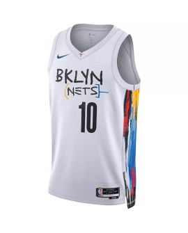 Men's Brooklyn Nets Ben Simmons #10 White 2022/23 Swingman Jersey - City Edition
