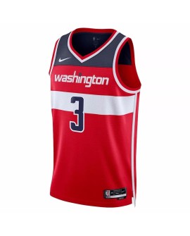 Men's Washington Wizards Bradley Beal #3 Nike Red 2022/23 Swingman Jersey - Icon Edition
